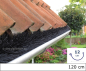 Preview: Dachrinnenbürste Ø 12 cm - Länge 120 cm - 16er-Gebinde - auf Wunsch mit 12 Sicherungsklammern
