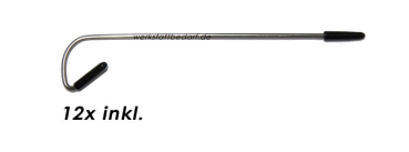 Dachrinnenbürste Ø 12 cm - Länge 120 cm - 16er-Gebinde - auf Wunsch mit 12 Sicherungsklammern