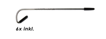 Dachrinnenbürste Ø 15 cm - Länge 120 cm - 8er-Gebinde - auf Wunsch mit 6 Sicherungsklammern