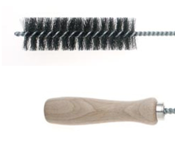 Ø 25 mm Lochbürste Stahldraht mit Holzgriff