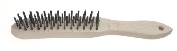 5-reihig Drahtbürste Stahldraht