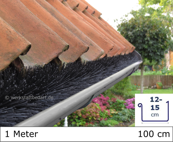 Dachrinnenbürste Ø 8 cm - Länge 100 cm - 1 = einzeln - wählen Sie Ihre gewünschte Anzahl