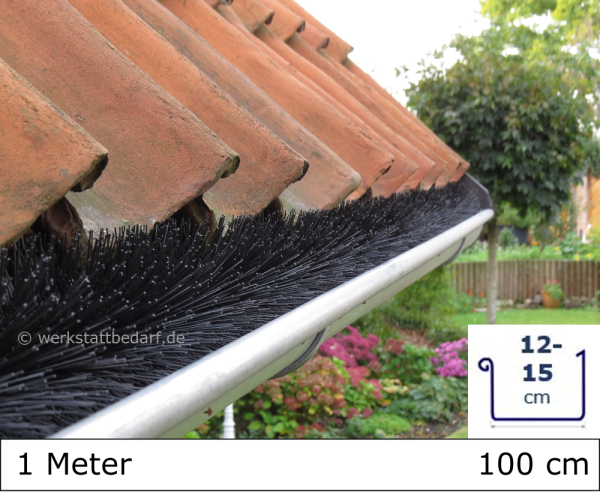 Dachrinnenbürste Ø 8 cm - Länge 100 cm - 1 = einzeln - wählen Sie Ihre gewünschte Anzahl