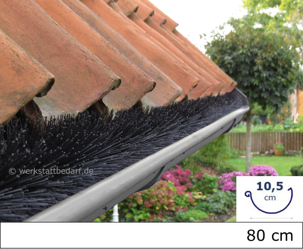 Dachrinnenbürste Ø 10,5 cm - Länge 80 cm - 1 = einzeln - wählen Sie Ihre gewünschte Anzahl