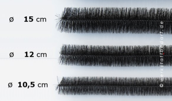 Dachrinnenbürste Ø 12 cm - Länge 80 cm - 1 = einzeln - wählen Sie Ihre gewünschte Anzahl