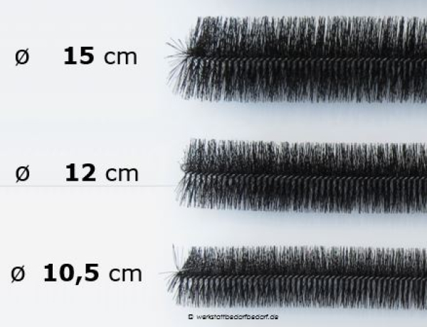 Musterset "Premium" - Ø 10,5 + 12 + 15 cm - Länge 80 cm - je 1x - ausmessen leicht gemacht